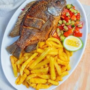 Poisson Grillé aux Frites