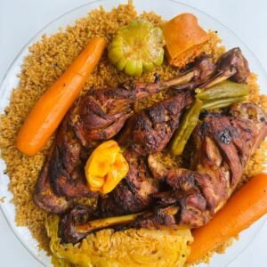 Riz Gras au Poulet Grillé