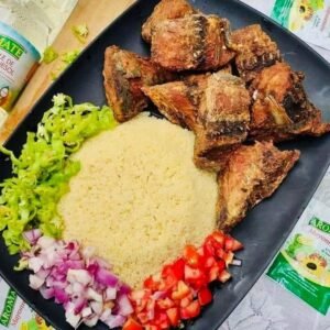 Poisson Frit & Couscous Local
