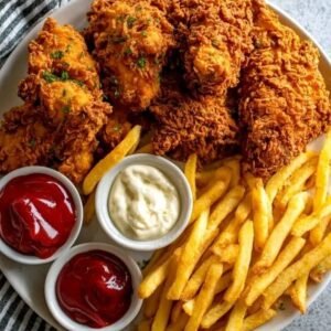 Poulet Frit & Frites