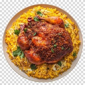 Riz Gras au Poulet Braisé