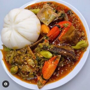 Sauce Gombo au Poisson & Crabe
